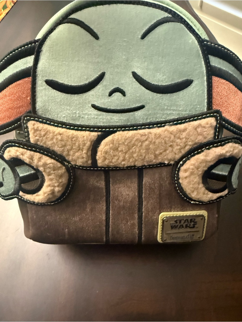Disney  Grogu Loungefly Mini Backpack Star Wars The Mandalorian New w/ tags 💚🤎